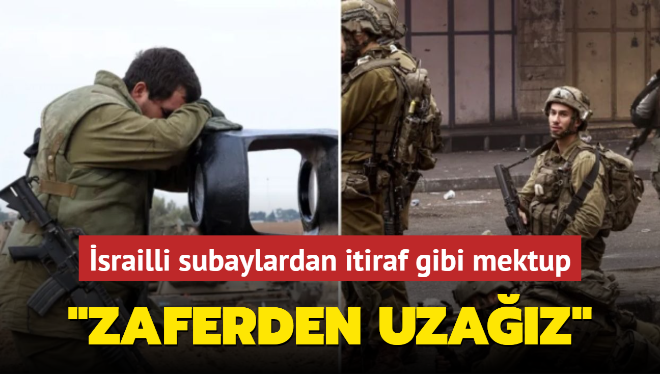 srailli subaylardan itiraf gibi mektup: Zaferden uzaz