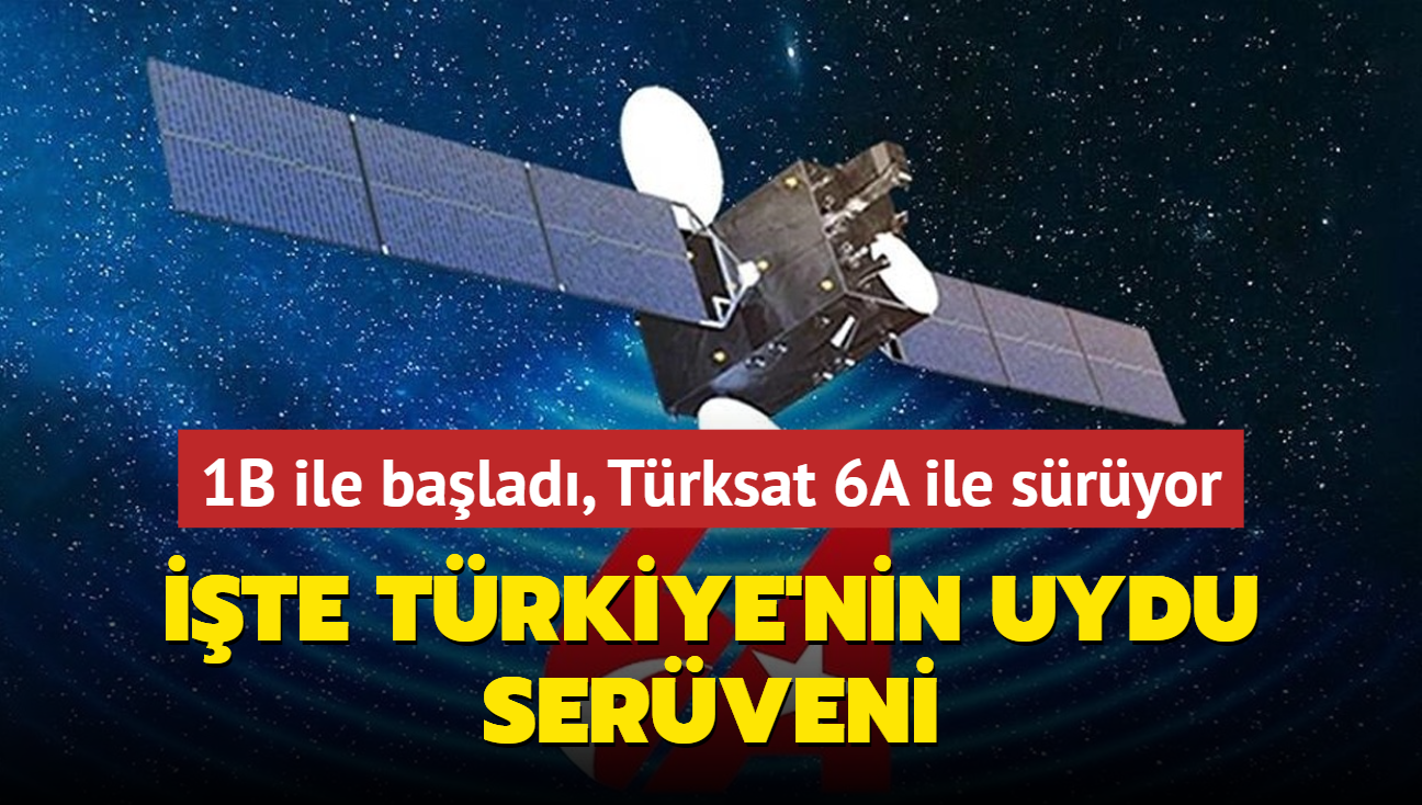 te Trkiye'nin uydu serveni! 1B ile balad Trksat 6A ile sryor