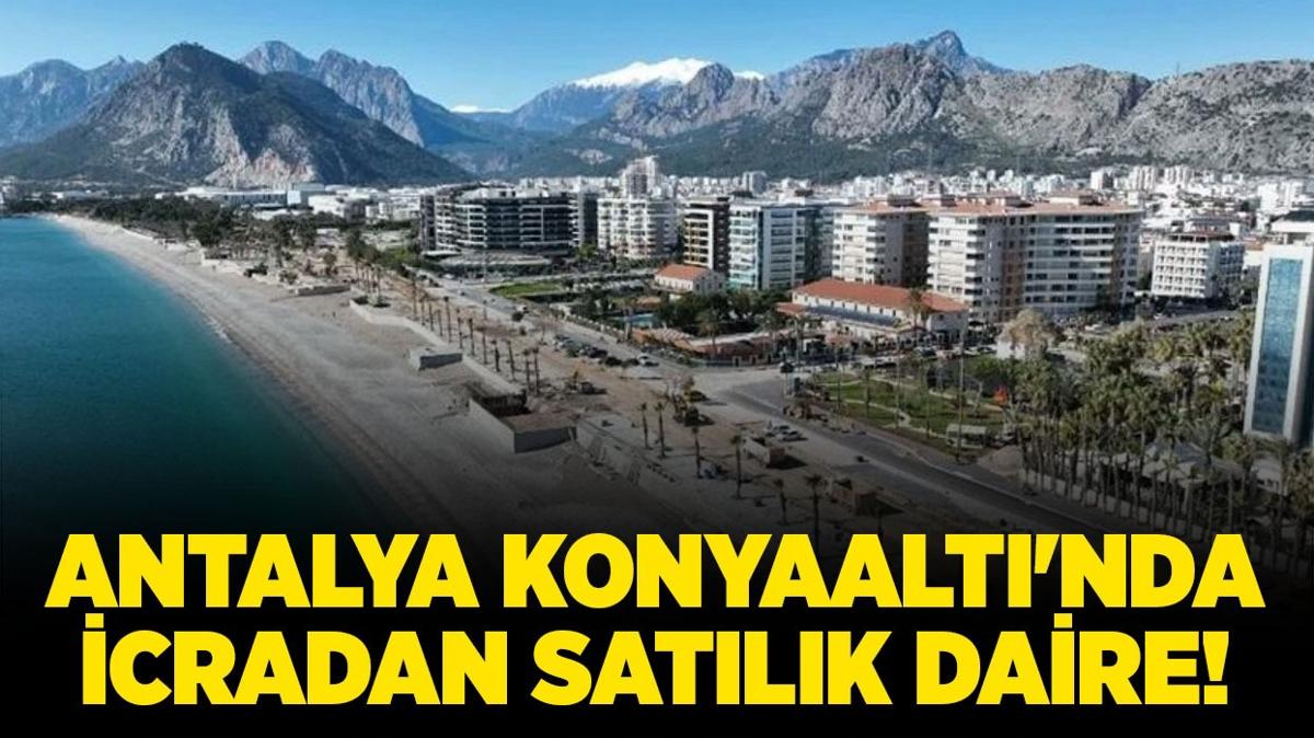 Antalya Konyaalt'nda icradan satlk daire!