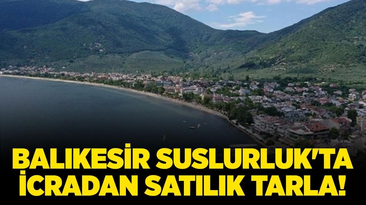 Balkesir Susurluk'ta icradan satlk tarla!