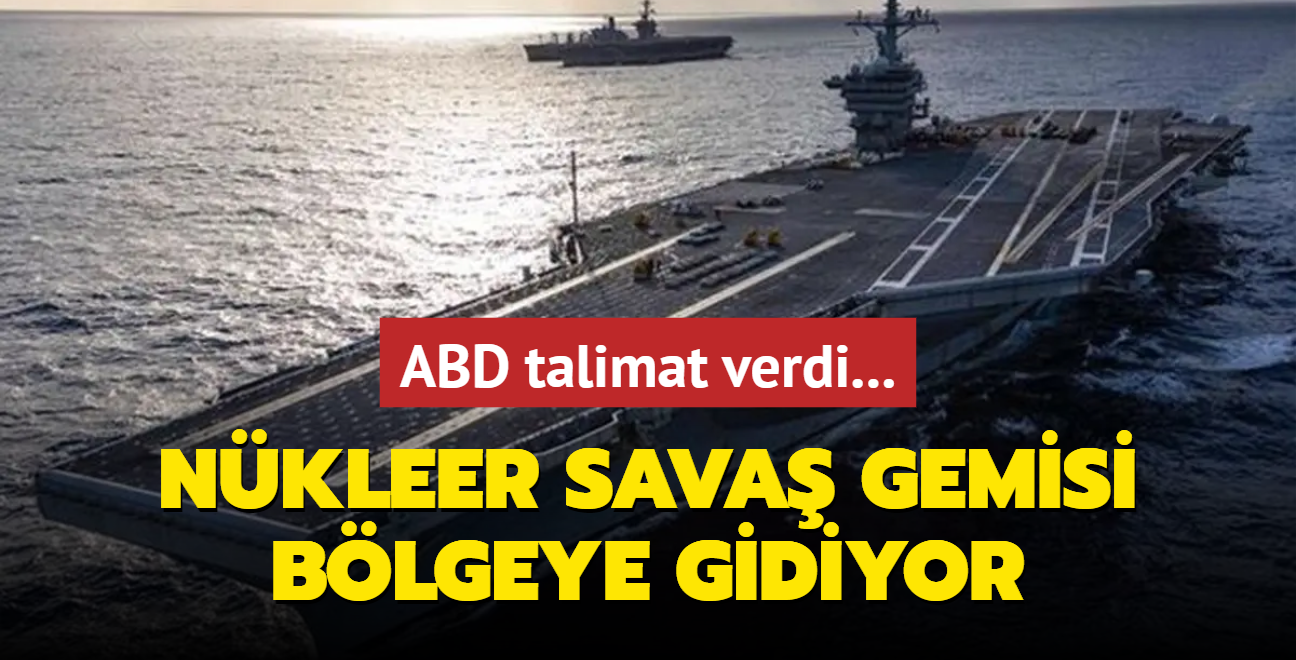 ABD talimat verdi... Nkleer sava gemisi blgeye gidiyor