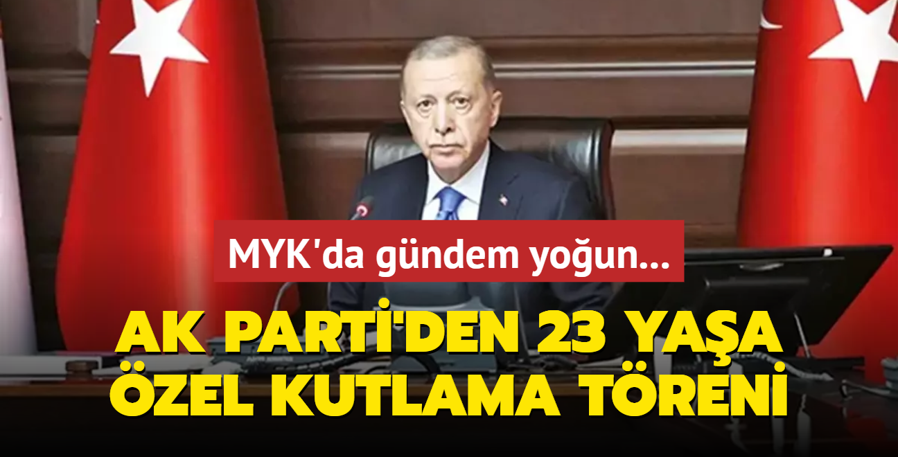 AK Parti'den 23 yaa zel kutlama treni