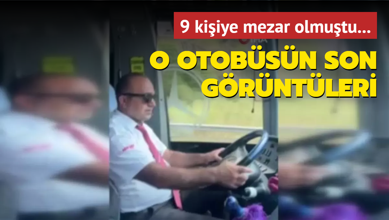 Ankara'da 9 kiiye mezar olan otobsn  son grntleri ortaya kt