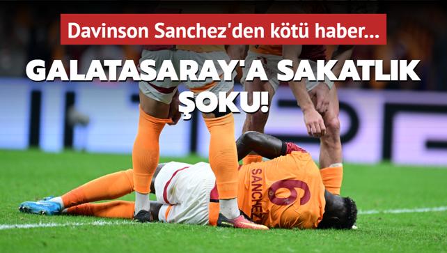 Galatasaray'a sakatlk oku! Davinson Sanchez'den kt haber...