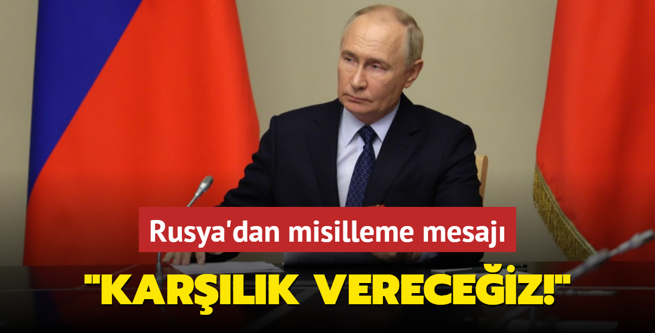 Putin: Ukrayna'nn Kursk saldrsna karlk verilecek