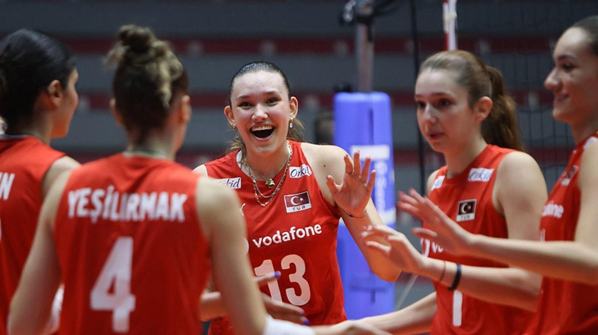 20 Ya Alt Kadn Voleybol Milli Takm, Avrupa ampiyonas'nda yar finali garantiledi