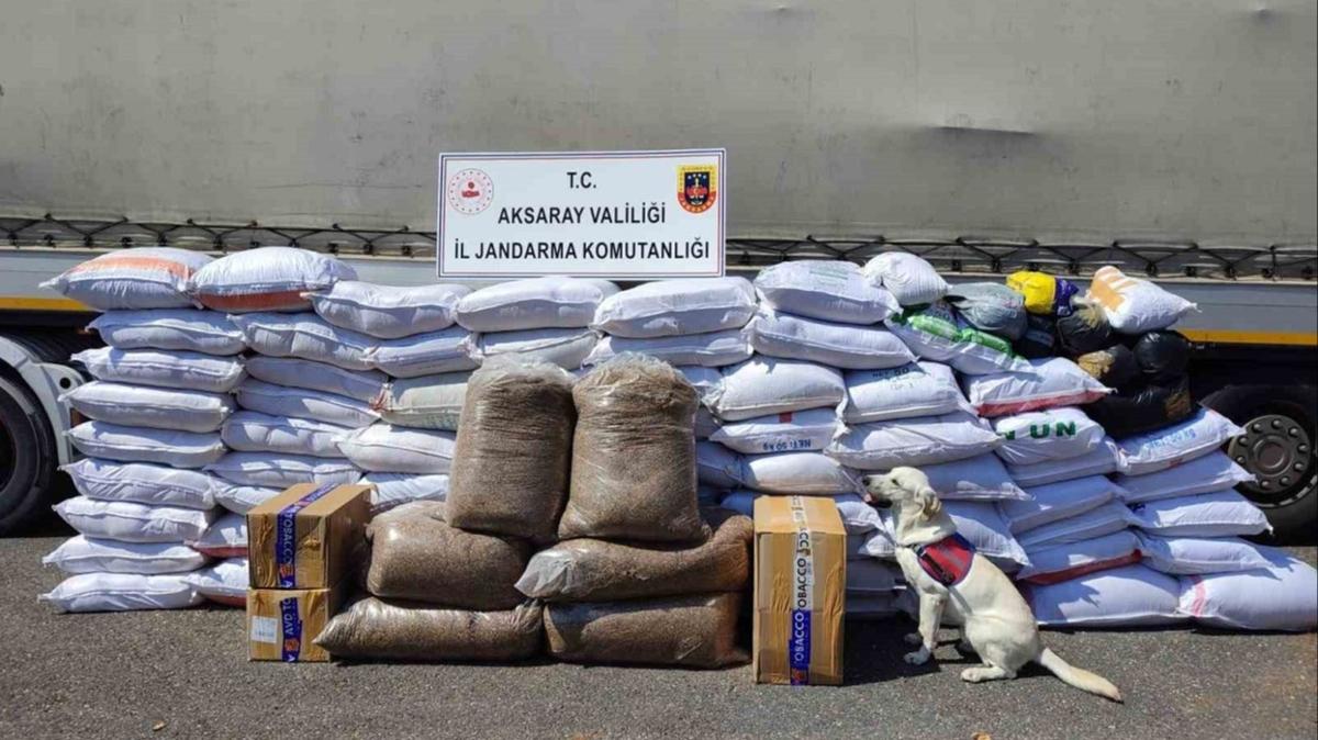 Aksaray'da kaak ttn operasyonu