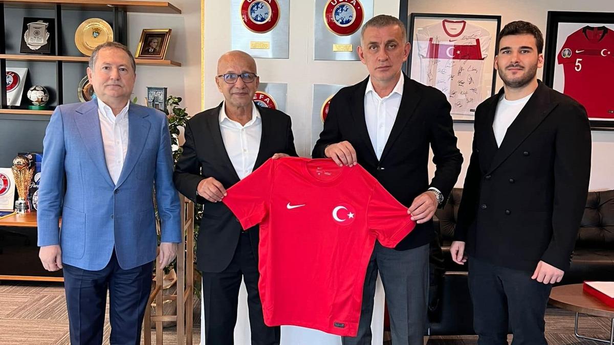 Hatayspor'dan TFF Bakan brahim  Hacosmanolu'na ziyaret 