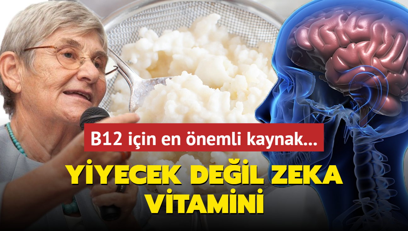 Zeka vitamini yiyecek! Canan Karatay B12 iin o iecekleri ve yiyecekleri neriyor