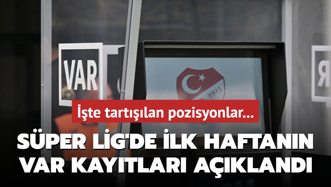 Sper Lig'de ilk haftann VAR kaytlar akland! te tartlan pozisyonlar...