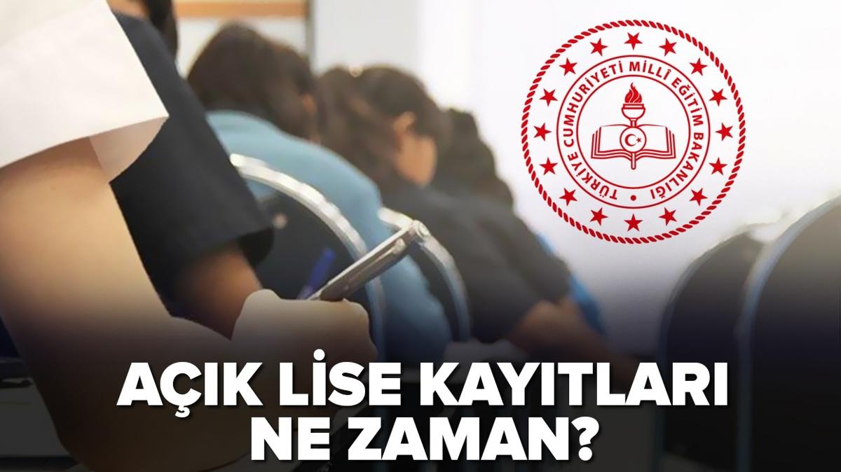 Ak lise kaytlar ne zaman" MEB 2024-2025 Ak lise kayt tarihleri