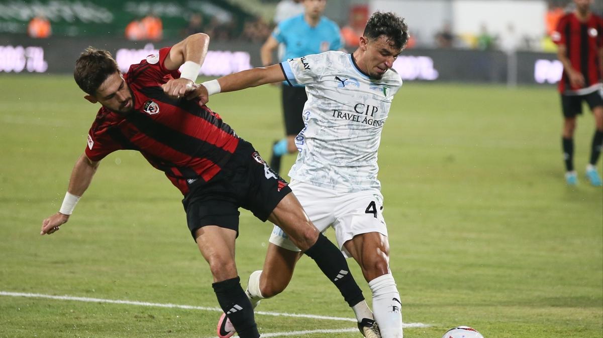 Gaziantep FK, lig tarihinde ilk kez sezona  puanla balad