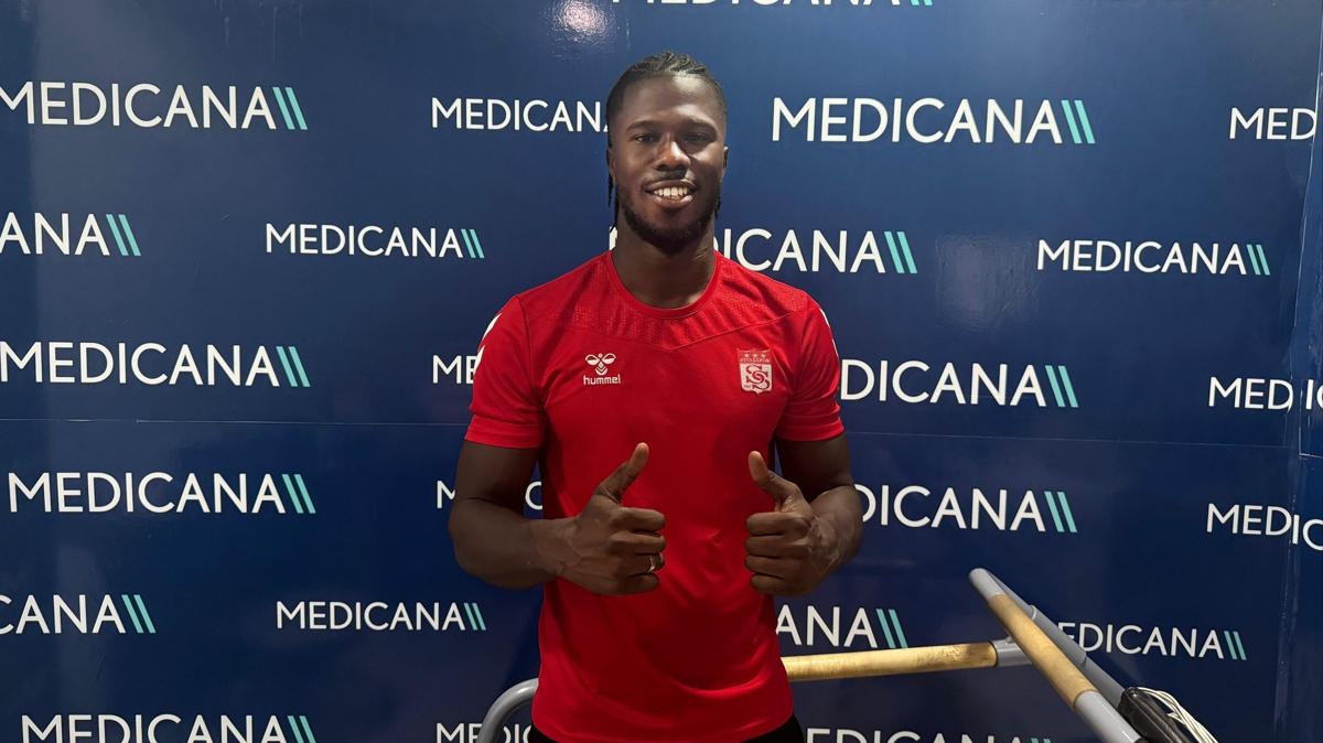 Sivasspor'un yeni golcs Balde salk kontrolnden geti