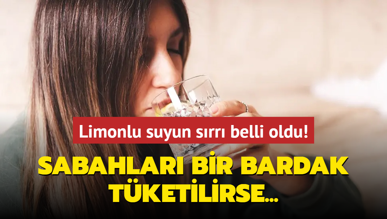 Kilo vermek isteyen tketiyordu: Limonlu suyun srr belli oldu! Sabahlar bir bardak iilirse