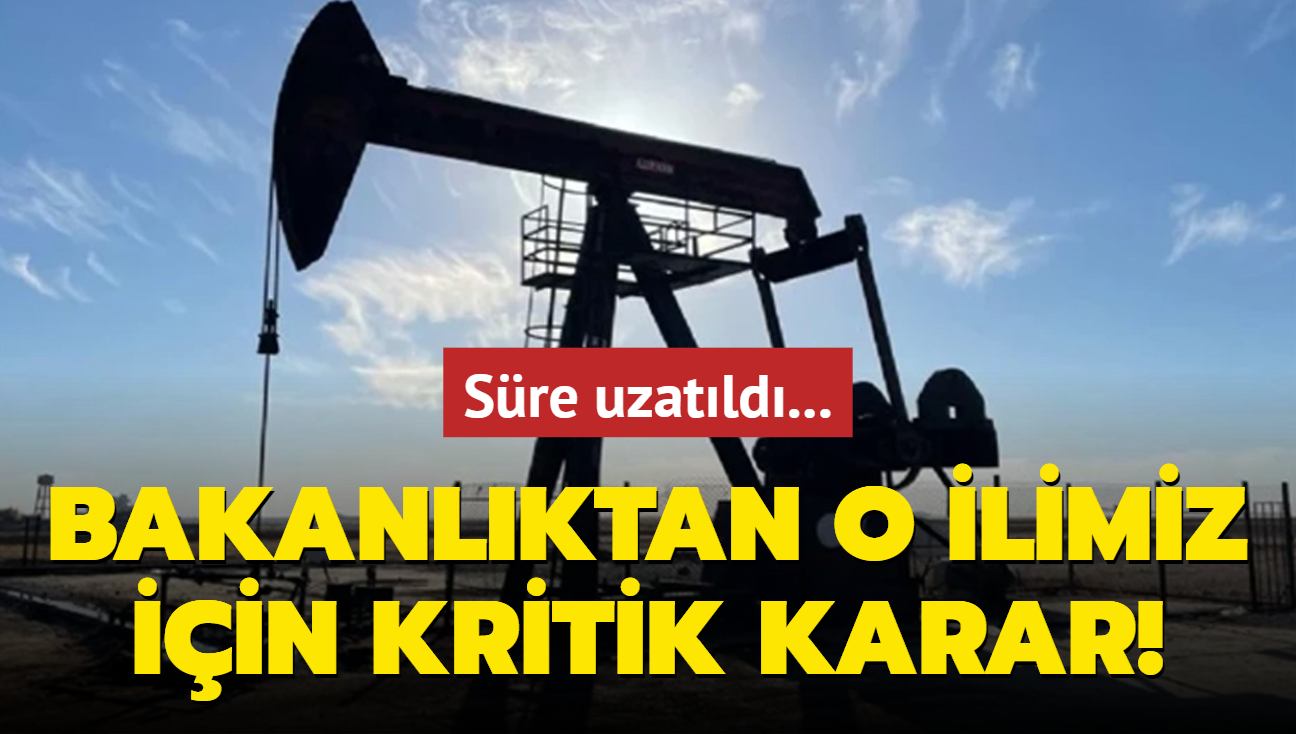 Sre uzatld... Bakanlktan o ilimiz iin kritik karar!