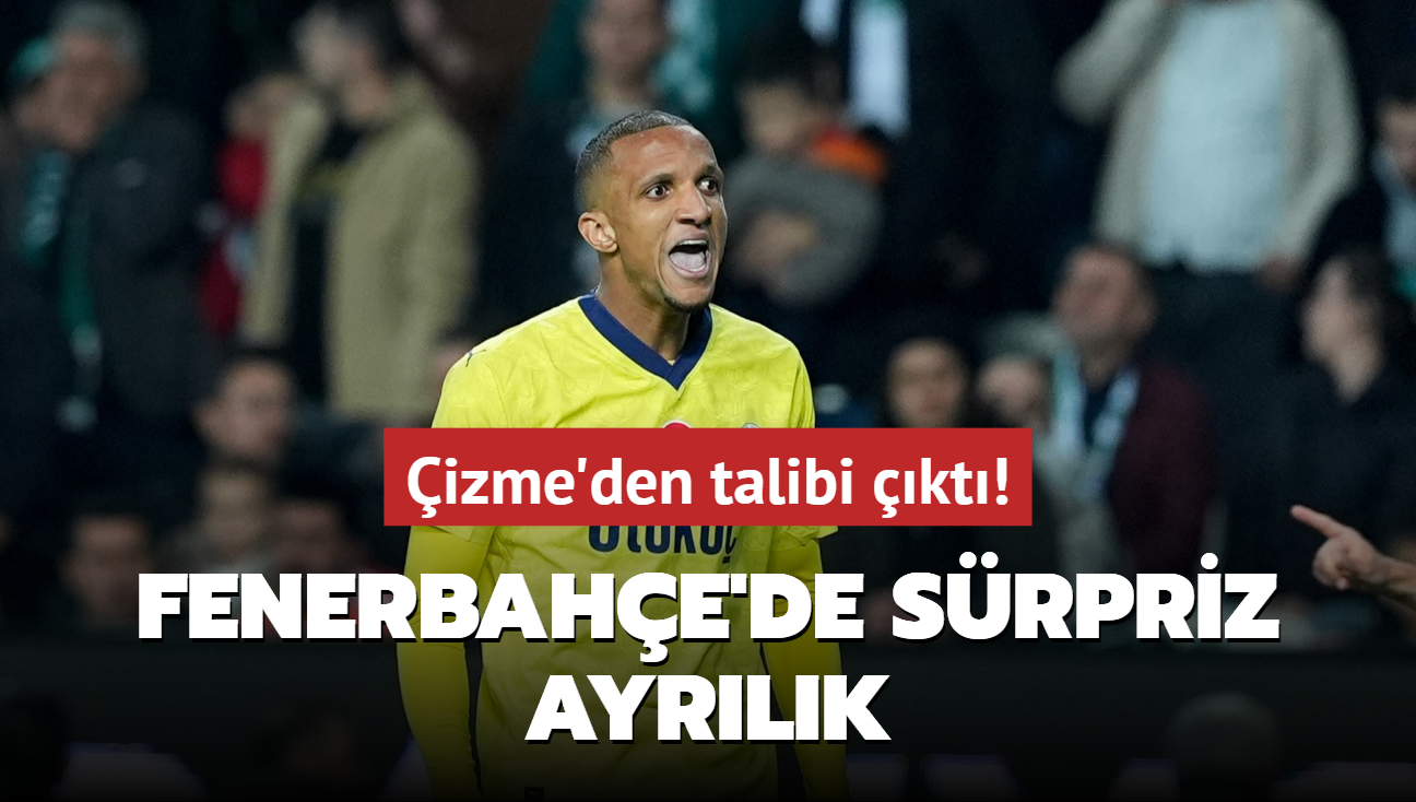 izme'den talibi kt! Fenerbahe'de srpriz ayrlk