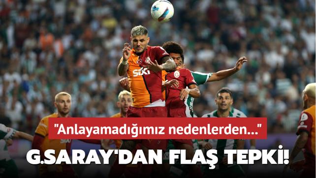 Galatasaray'dan fla tepki! "Anlayamadmz nedenlerden..."