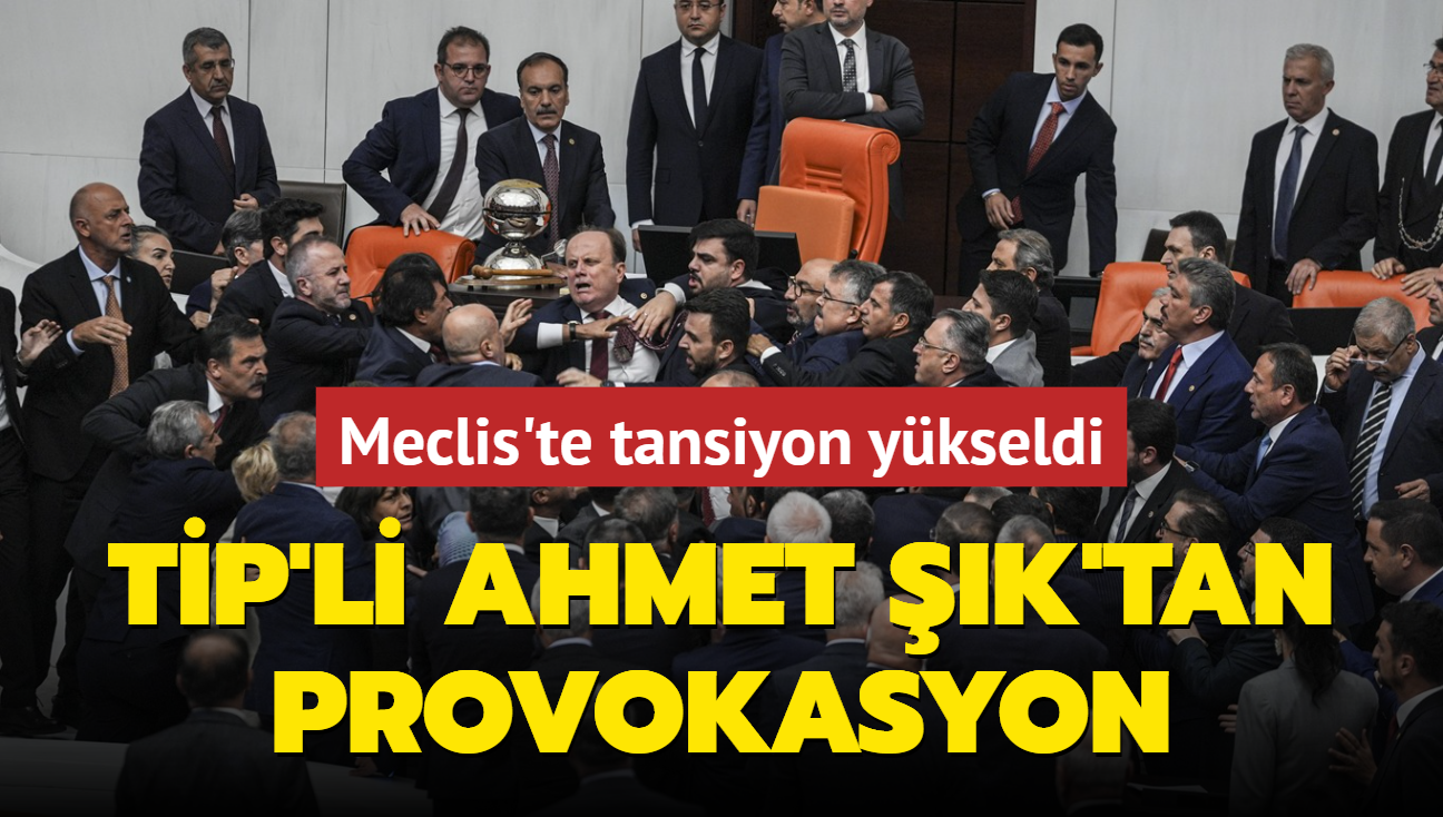 Meclis'te tansiyon ykseldi! TP'li Ahmet k'tan provokasyon