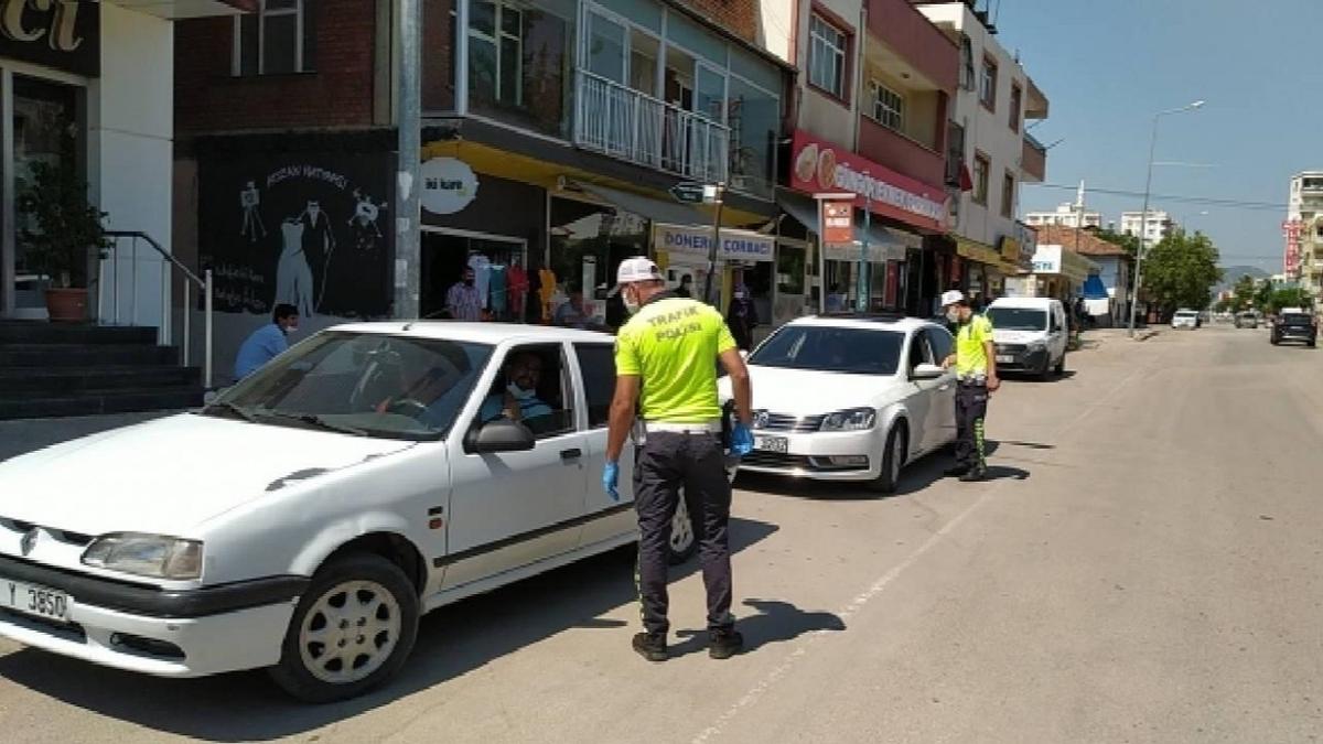 Adana'da korna cezas: 46 src denetlendi