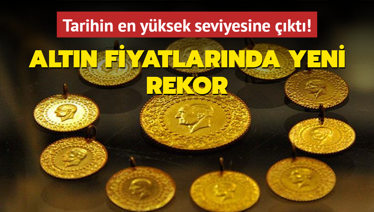 Tarihin en yksek seviyesine kt! Altn fiyatlarnda yeni rekor