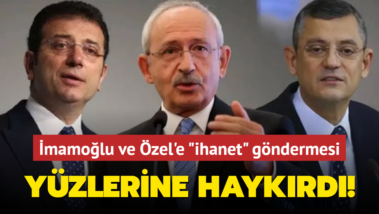 Kldarolu'dan, mamolu ve zel'e 'ihanet' gndermesi! Yzlerine kar syledi