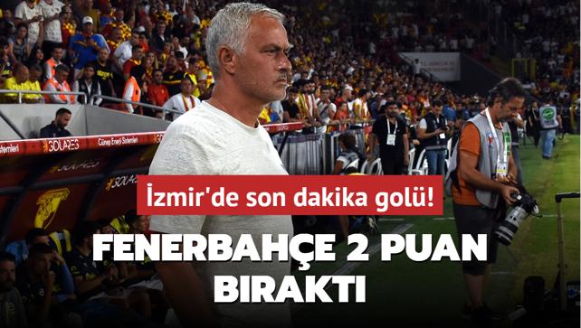 MA SONUCU: Gztepe 2-2 Fenerbahe