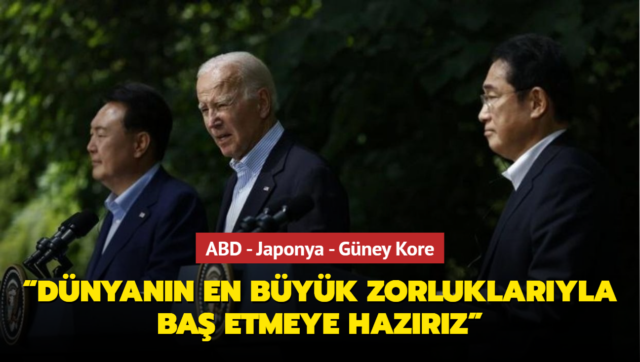 ABD, Japonya, Gney Kore:  birliimiz ile dnyann zorluklaryla ba etmeye hazrz