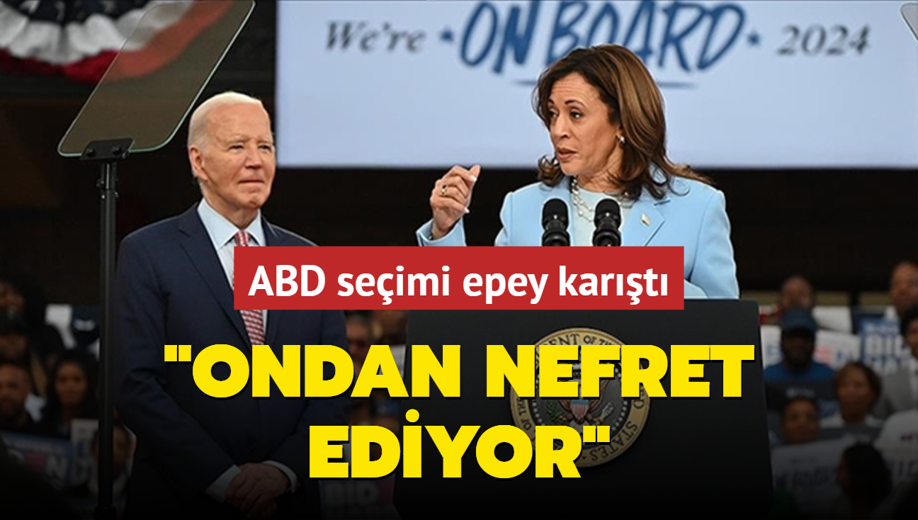 ABD seimi epey kart: Ondan nefret ediyor