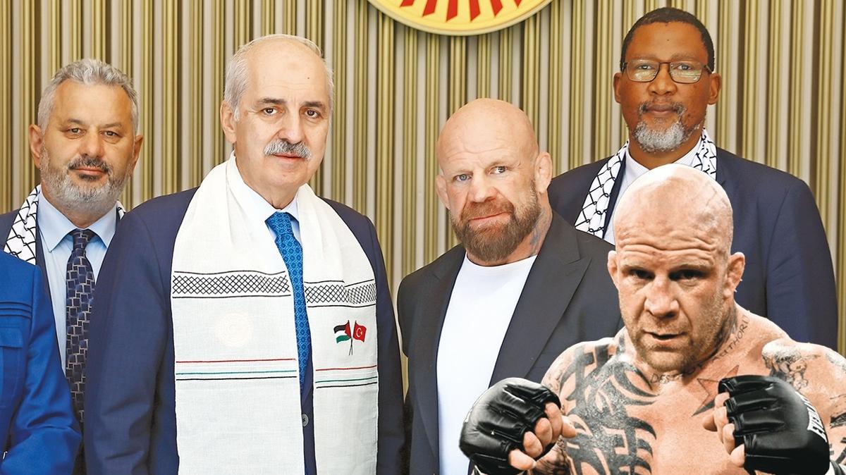 ABD'li sporcu Jeff Monson ilk cumay TBMM'de kld! Dnya, Trkiye'yi rnek almal