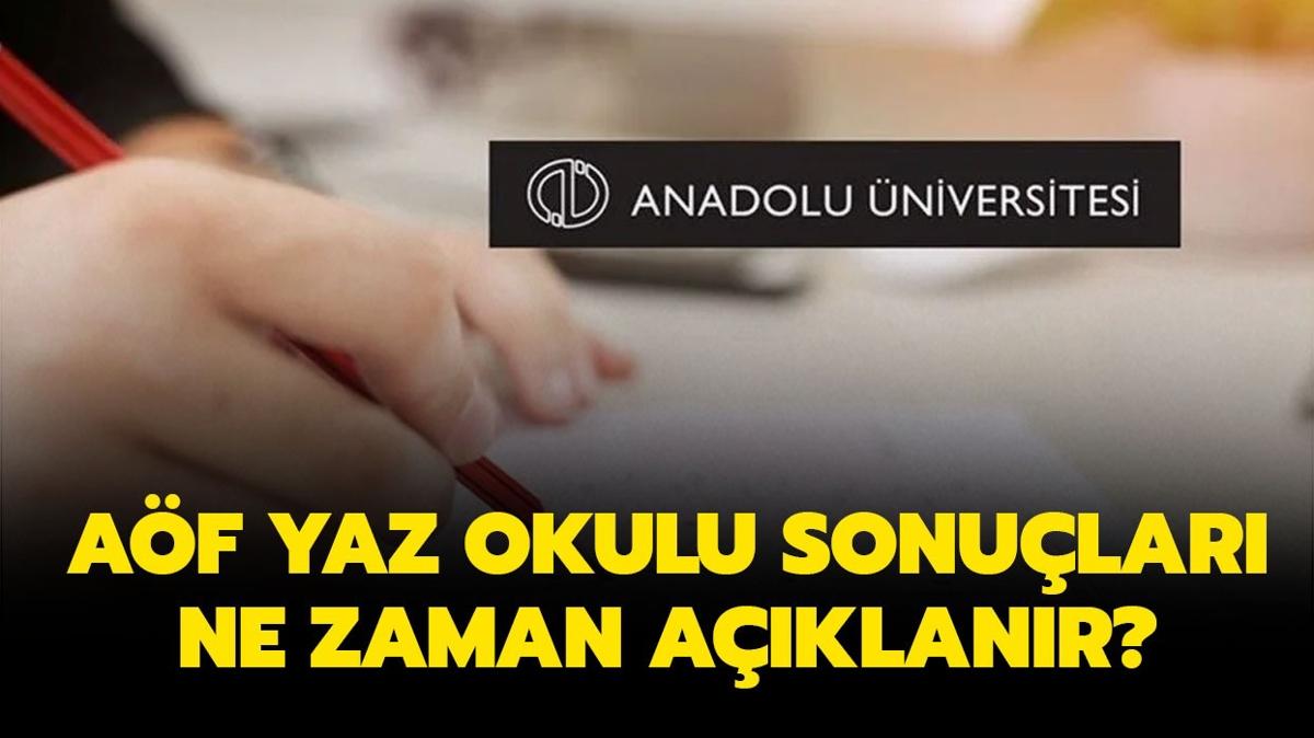 AF yaz okulu ne zaman aklanr" AF yaz okulu snav sonular hemen aklanr m"