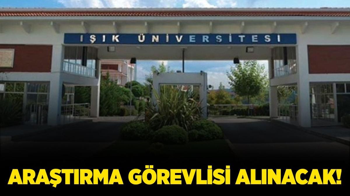 Ik niversitesi Aratrma Grevlisi alacak!