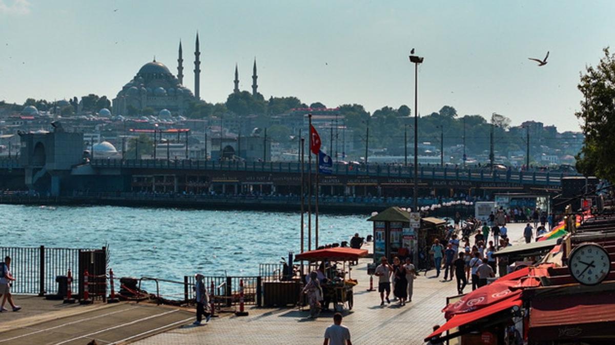 stanbul'da scak ve nemli hava: Plaj ve parklara akn ettiler