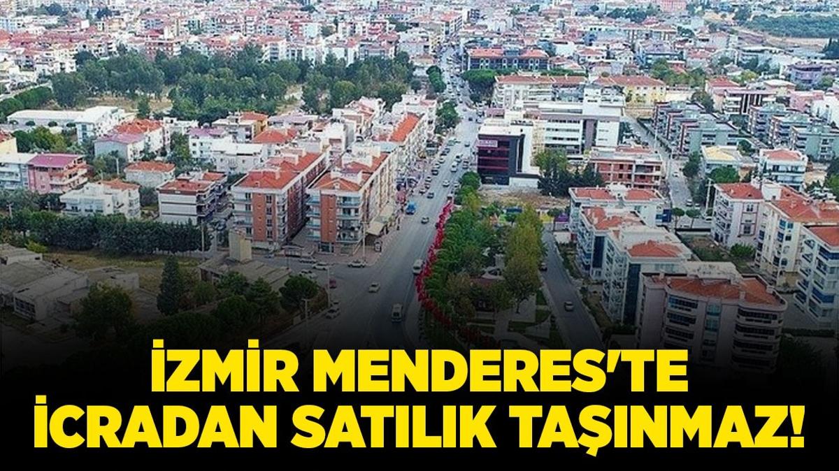 zmir Menderes'te icradan satlk iinde yaplar olan tanmaz!