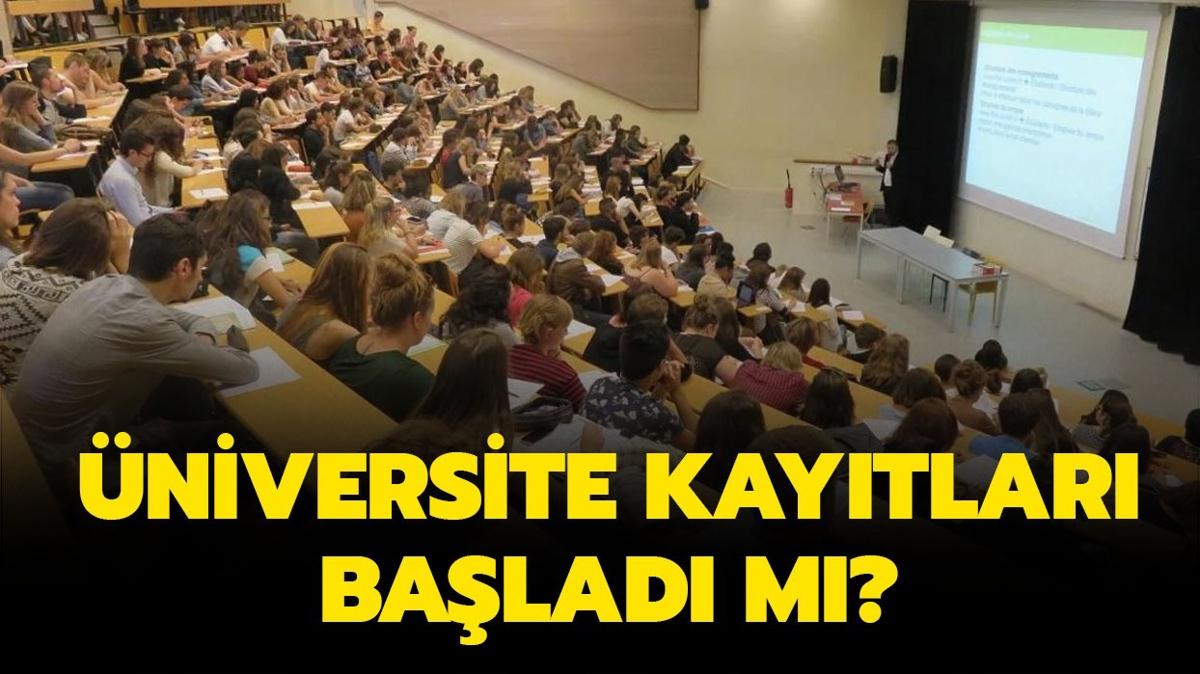 2024-2025 niversite kaytlar iin gereken evraklar nelerdir" niversite kaytlar balad m, nasl yaplr" 