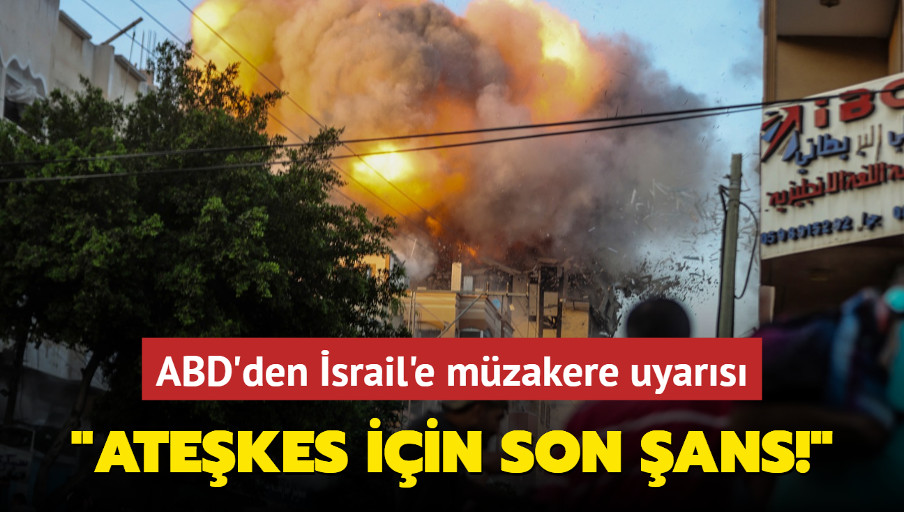 ABD'den srail'e mzakere uyars... "Atekes iin son ans!"