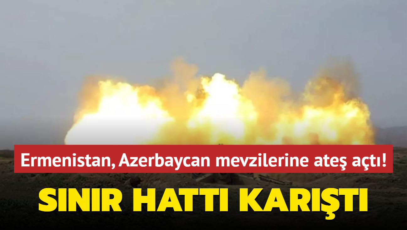 Ermenistan, Azerbaycan mevzilerine ate at! Snr hatt kart...