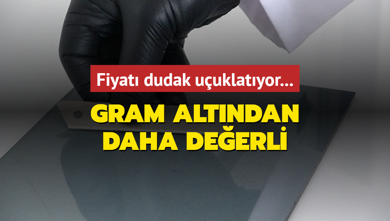 Fiyat dudak uuklatyor... Gram altndan daha deerli