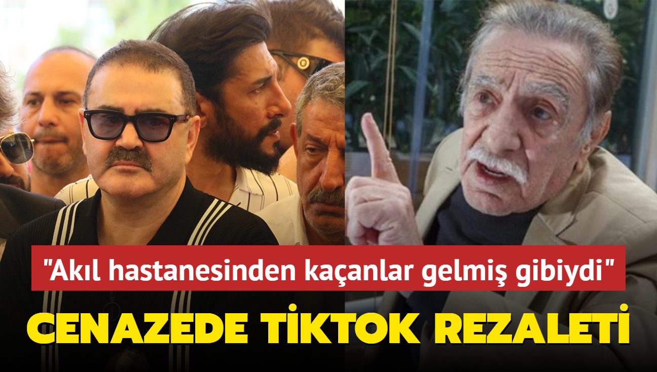 afak Sezer'i Aydemir Akba'n cenazesinde isyan ettiren TikTok rezillii!