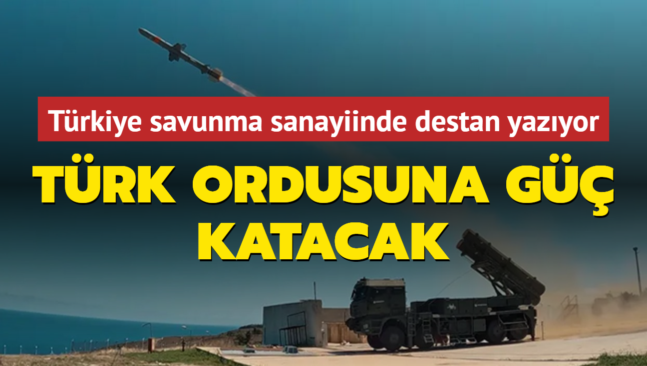 Trkiye savunma sanayiinde destan yazyor... Trk ordusuna g katacak