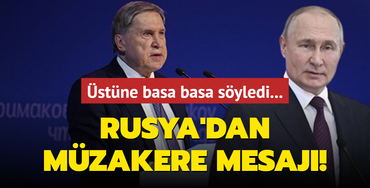 stne basa basa syledi... Rusya'dan mzakere mesaj!