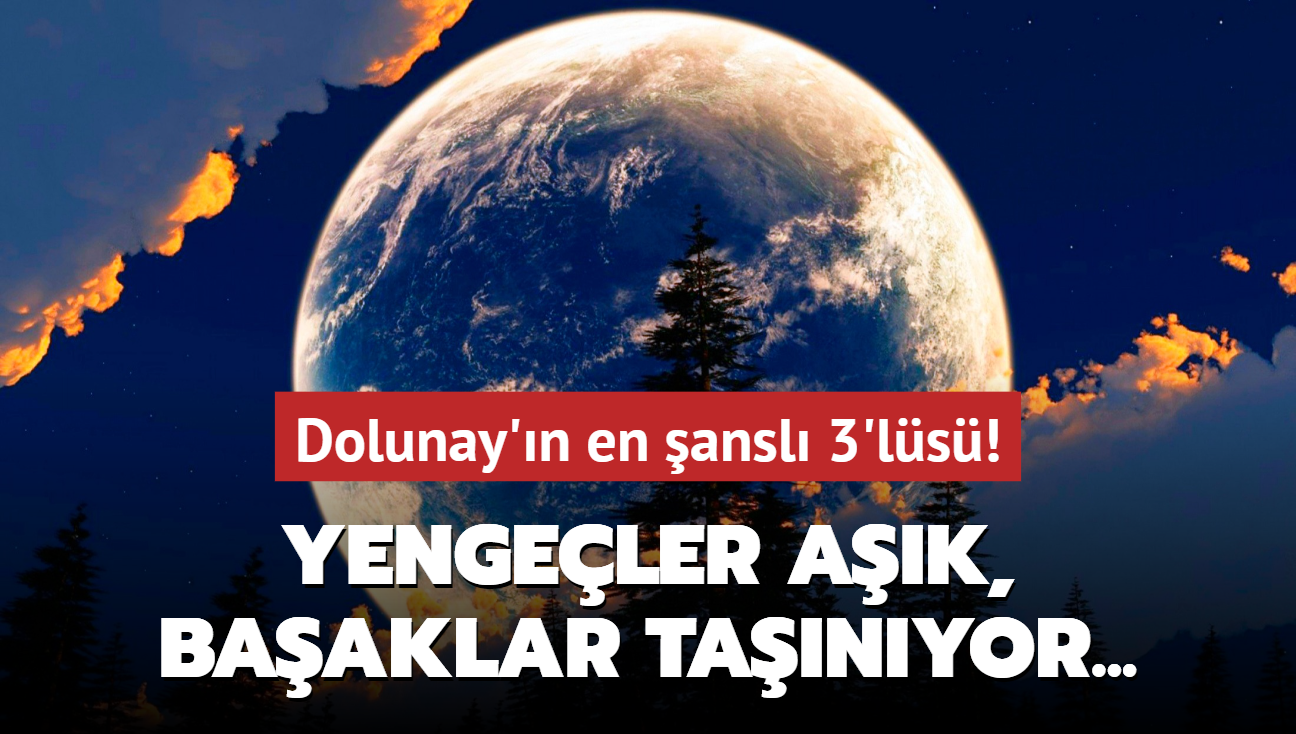 Dolunay'n en ansl 3'ls! Yengeler ak, Baaklar tanyor...