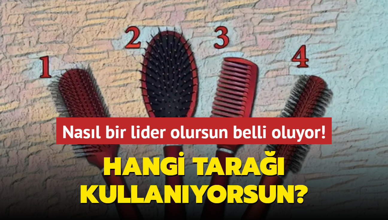 Kiilik testi: Hangi tara kullanyorsun" Nasl bir lider olursun belli oluyor