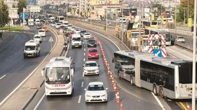 stanbul trafiinde beyaz yol' ilesi... 39 gn daha srecek