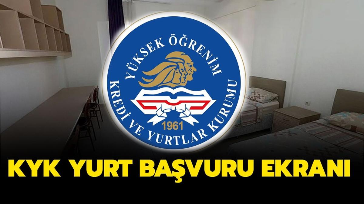 KYK bavurular ne zamana kadar yaplabilir" KYK bavuru ekran e-devlet!