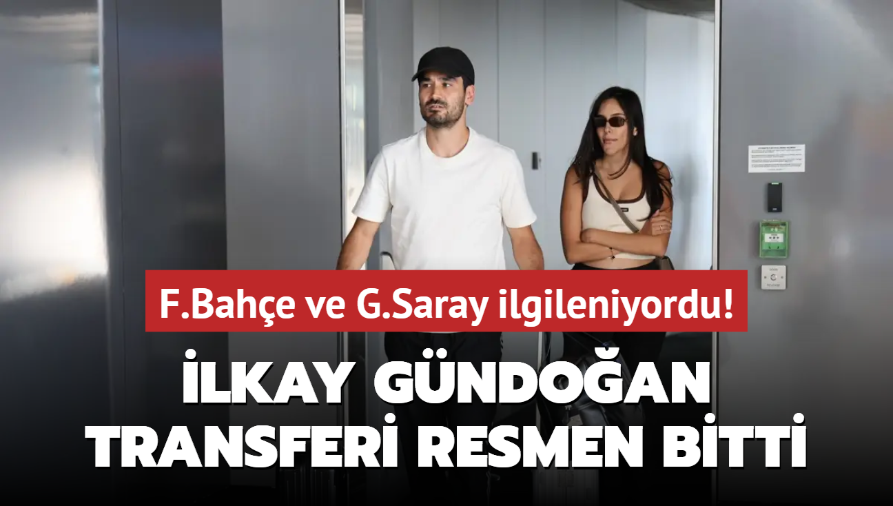 Fenerbahe ve Galatasaray ilgileniyordu! lkay Gndoan transferi resmen bitti