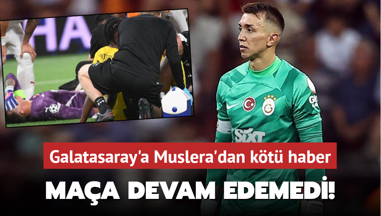 Galatasaray'a Muslera'dan kt haber! Devam edemedi