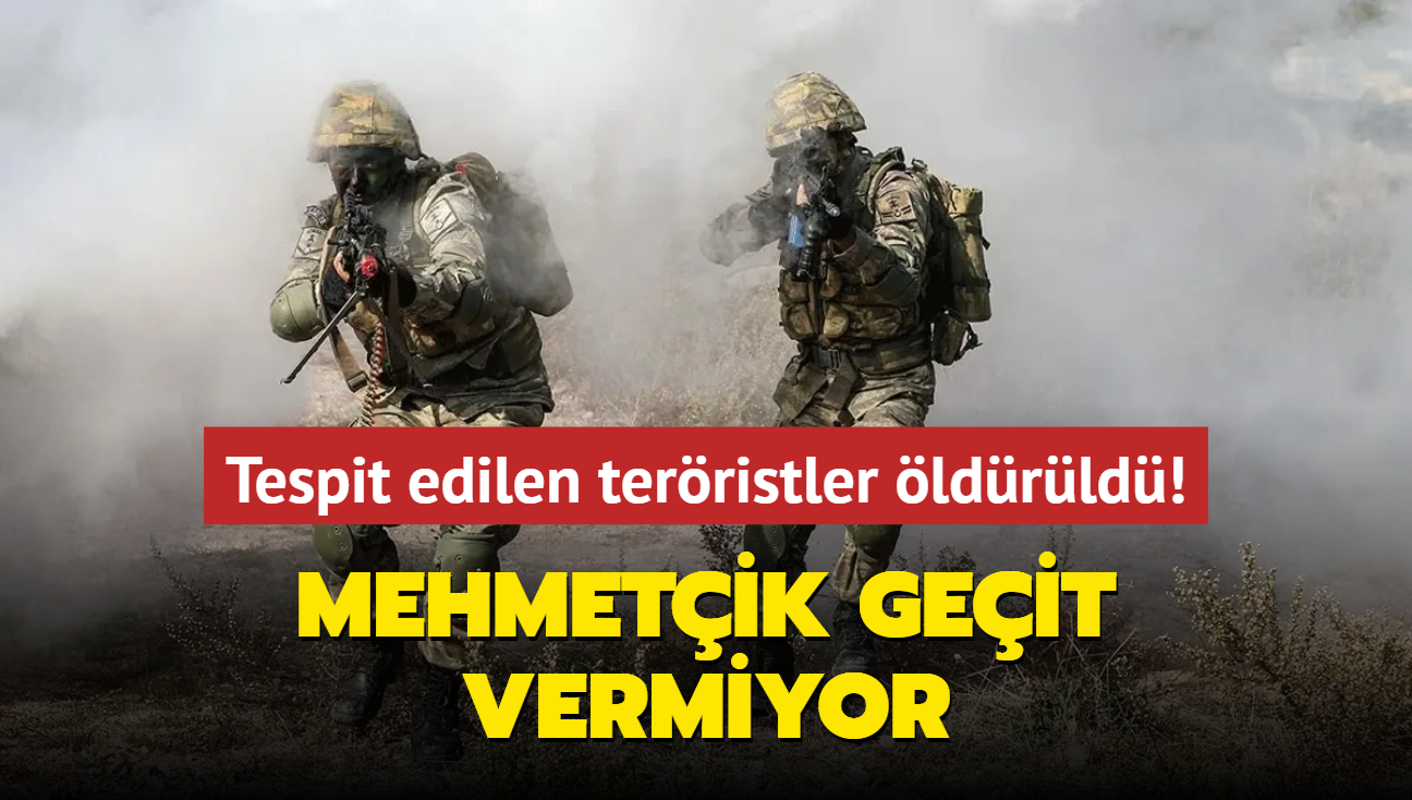 Mehmetik geit vermiyor... Tespit edilen terristler ldrld!