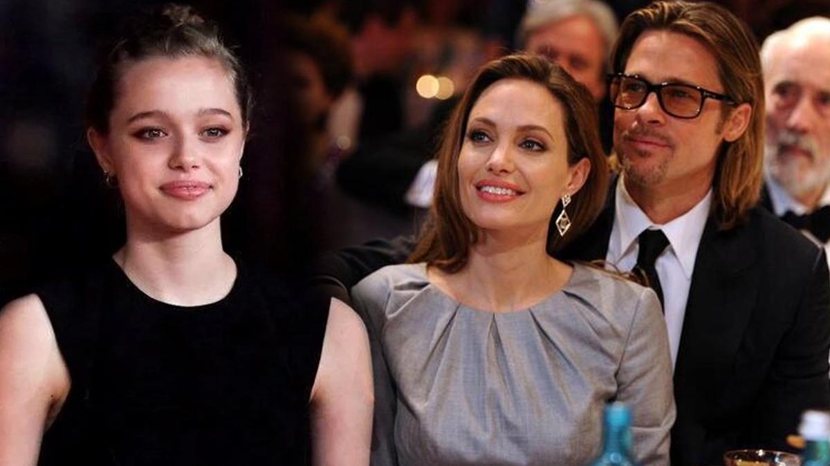 Angelina Jolie'nin kz Shiloh babasnn soyadn tamamen brakt! Brad Pitt ykld