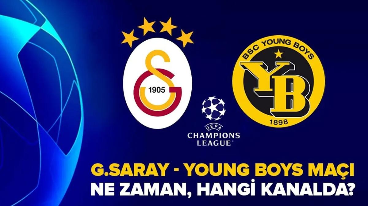 Galatasaray-Young Boys ma ne zaman, saat kata" UEFA ampiyonlar Ligi Galatasaray-Young Boys ma hangi kanalda, ifresiz mi"