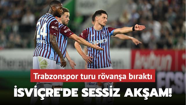 MA SONUCU: St. Gallen 0-0 Trabzonspor